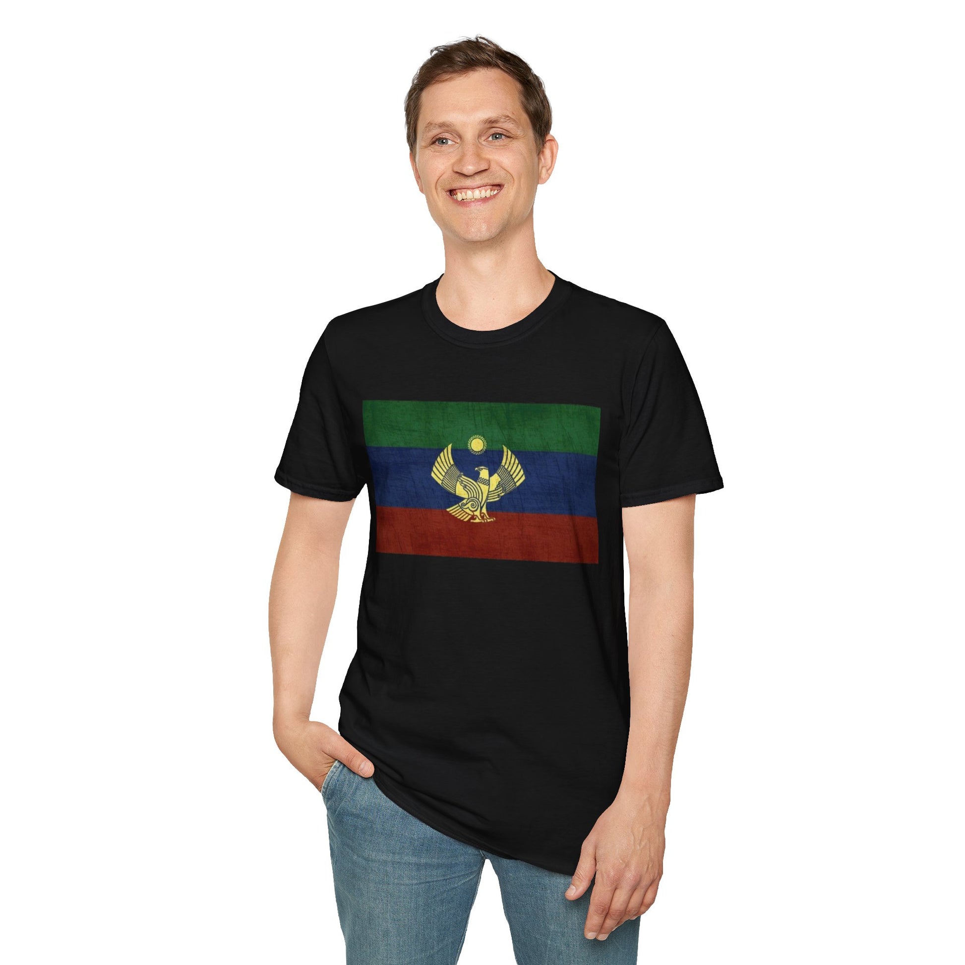 DAGESTAN Flag Graphic T-Shirt - Unisex