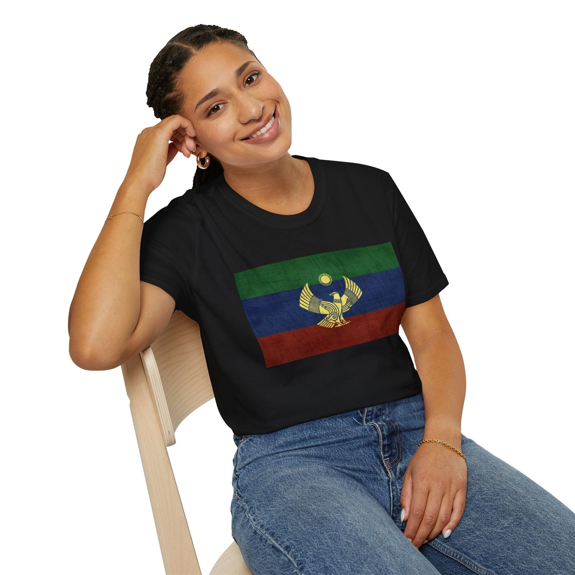 DAGESTAN Flag Graphic T-Shirt - Unisex