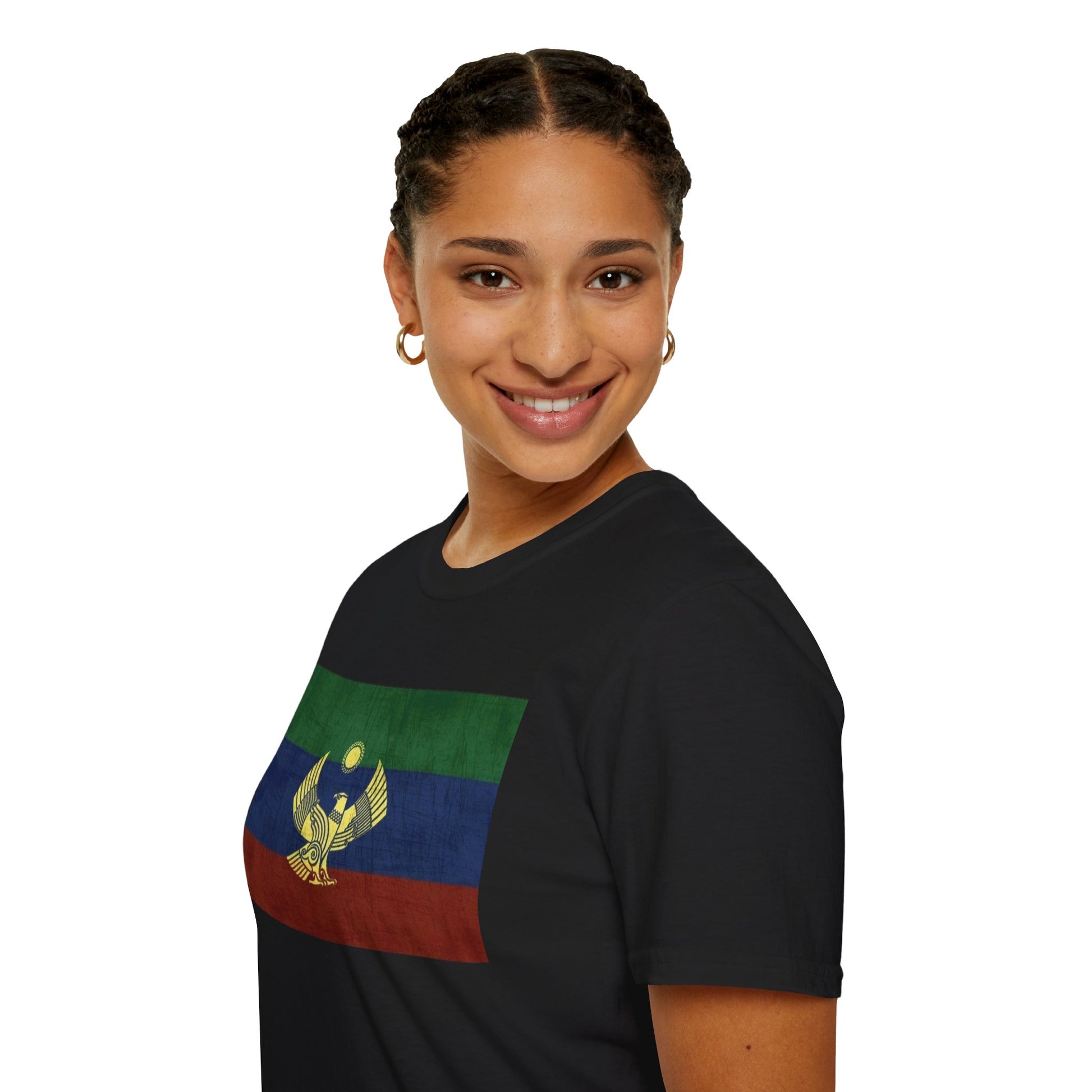 DAGESTAN Flag Graphic T-Shirt - Unisex